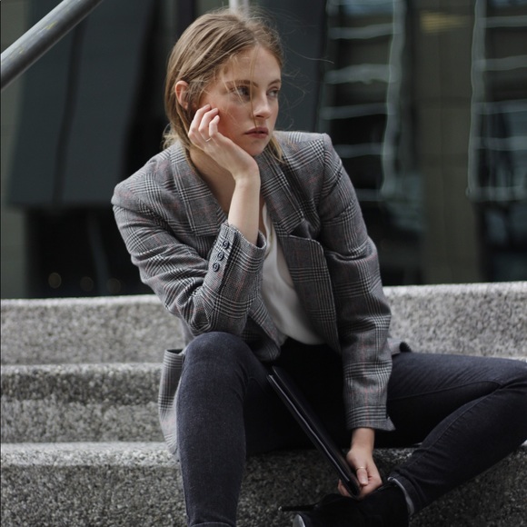 Checked blazer - Picture 2 of 8